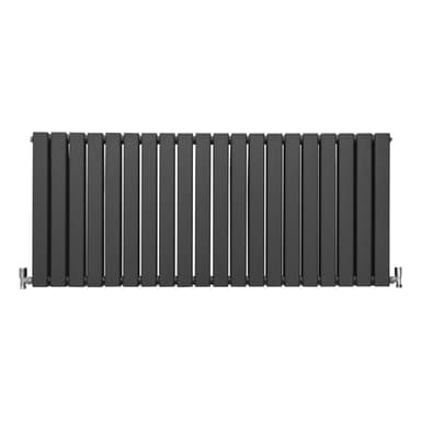 Designer litteät jäähdyttimet antrasiitinharmaa 600mm x 1400mm