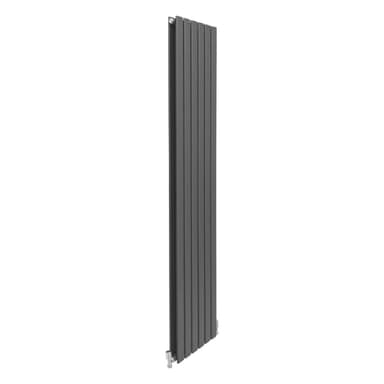 Designer litteät jäähdyttimet antrasiitinharmaa 1800mm x 420mm