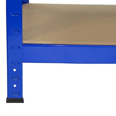 Monster Racking 2 x T-Rax 90cm Sininen & Metallinen Varastotyöpöytä