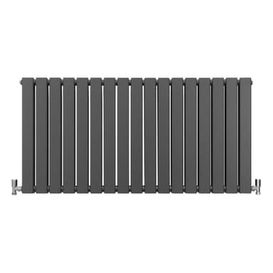 Designer litteät jäähdyttimet antrasiitinharmaa 600mm x 1190mm