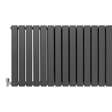Designer litteät jäähdyttimet antrasiitinharmaa 600mm x 1190mm
