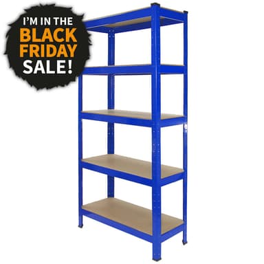 Monster Racking T-Rax Raskasluokan Hyllyjä, Sininen, 75cm L, 30cm S