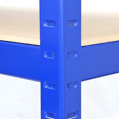 Monster Racking T-Rax Vahva Varastointi Hyllyt, Sininen, 120cm L, 60cm S, 5 kpl