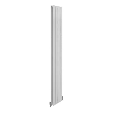 Designer litteät jäähdyttimet, kiiltävä valkoinen 1800 mm x 280 mm