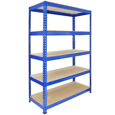 3 x Q-Rax Sininen Metalli Varastointi-yksiköt 120 x 50 x 180cm