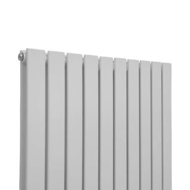 Designer litteät jäähdyttimet, kiiltävä valkoinen 1600mm x 700mm