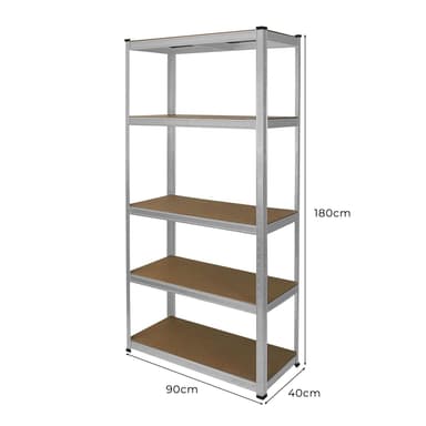 2 x Galvanisoitu Racking-yksiköt 90 x 40 x 180