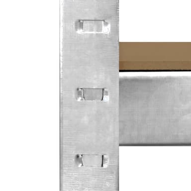 2 x Galvanisoitu Racking-yksiköt 90 x 40 x 180