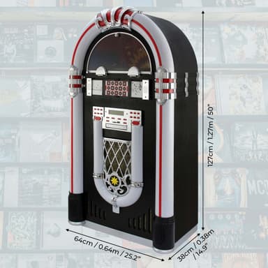 Jukebox-Vinyylisoittimen ja äänentoistojärjestelmän