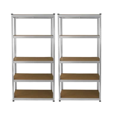 2 x Galvanisoitu Racking-yksiköt 90 x 40 x 180