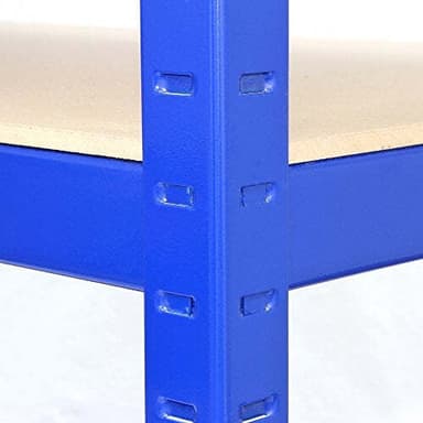Monster Racking T-Rax Vahva Varastointi Hyllyt, Sininen, 120cm L, 60cm S, Sarja 3