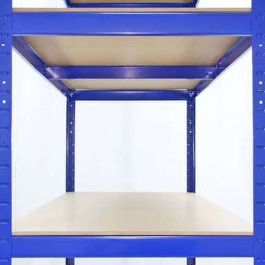 Monster Racking T-Rax Vahva Varastointi Hyllyt, Sininen, 120cm L, 60cm S, Sarja 9