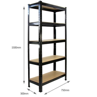 Monster Racking T-Rax Raskas Kuljetuskalusteet, Musta, 75cm L, 30cm S