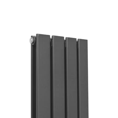 Designer litteät jäähdyttimet antrasiitinharmaa 1800mm x 280mm
