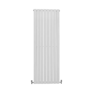Designer litteät jäähdyttimet, kiiltävä valkoinen 1600mm x 560mm