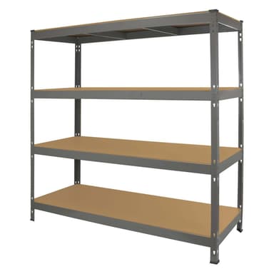 Monster Racking Q-Rax Raskas Varastointi Hylly, 160cm L, 60cm S, Harmaa
