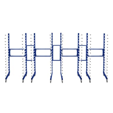 Yhdistelmäsuihkukuivaustelinevaunu x 4 & 3 liittimet