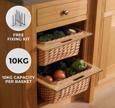 3-ulotteiset 500mm pyykkikorit