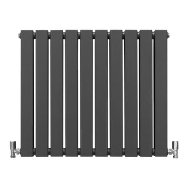 Designer litteät jäähdyttimet antrasiitinharmaa 600mm x 700mm