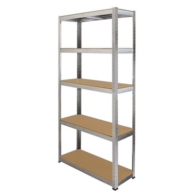 Monster Racking 2 x Galwix Galvanisoitu Teräs Hyllyt, 90cm Leveä
