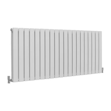 Designer litteät jäähdyttimet, kiiltävä valkoinen 600mm x 1400mm