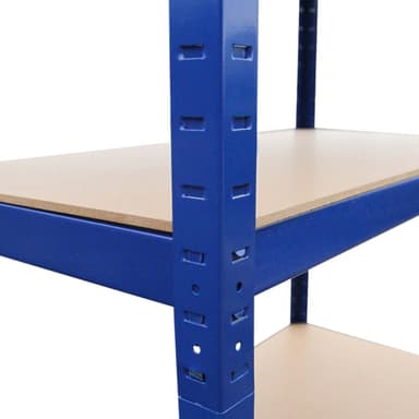 Monster Racking T-Rax Metallivarastoshelvet, Sininen, 90cm L, 45cm S