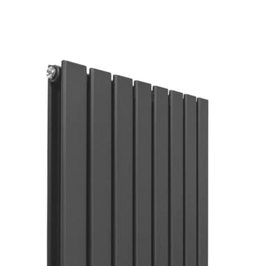 Designer litteät jäähdyttimet antrasiitinharmaa 1800mm x 560mm