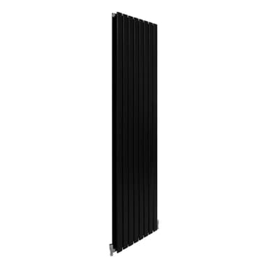 Designer litteät jäähdyttimet mattamusta 1800mm x 560mm