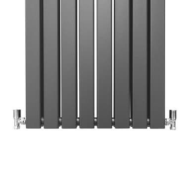 Designer litteät jäähdyttimet antrasiitinharmaa 1800mm x 560mm