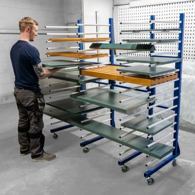 Combi Spray Kuivausteline Kärry x 2 & Liitin