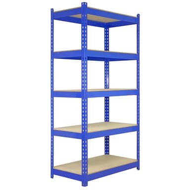 3 x Q-Rax Sininen Metalli Varastointi-yksiköt 90 x 50 x 180cm