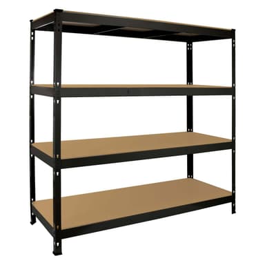 Monster Racking Q-Rax Raskas Varastointi Hylly, 160cm L, 60cm S, Musta