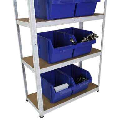 Valkoiset hyllyjärjestelmät 90 x 40 x 180