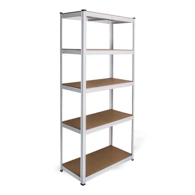 Valkoiset hyllyjärjestelmät 90 x 40 x 180