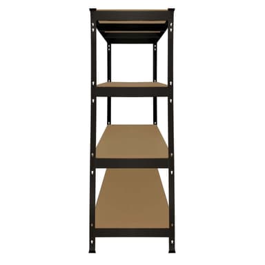 Monster Racking Q-Rax Raskas Varastointi Hylly, 160cm L, 60cm S, Musta