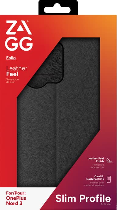 Zagg OnePlus Nord 3 lompakkokotelo (musta)