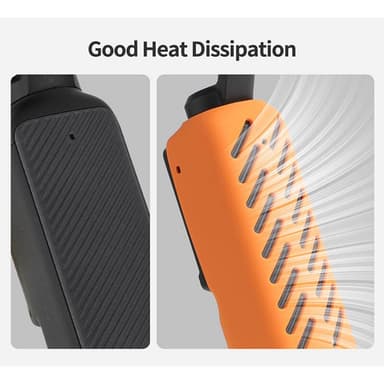 Sunnylife ilmastoitu silikonikuori DJI Osmo Pocket 3 - Oranssi