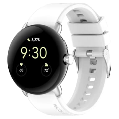 Vaihtokellon hihna Google Pixel Watchille 1/2 Valkoinen