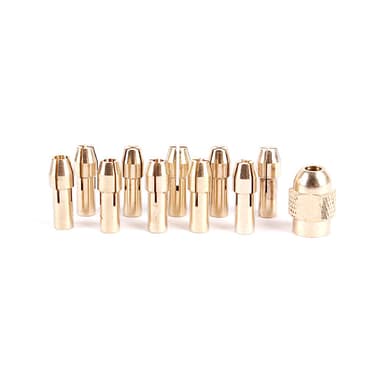0,5-3,2 mm:n poranterän istukka, 11-osainen Kulta