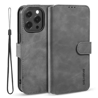 Flip Folio Suojakuori korttitelineen Kickstand suojakuorella iPhonelle Harmaa iPhone 13 Mini