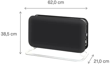 Mill Wi-Fi lattialämmitin CO1200WIFI3BLACK (musta)