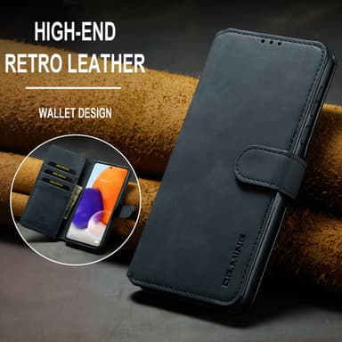 Flip Folio Suojakuori korttitelineen Kickstand suojakuorella iPhonelle Musta iPhone 13 Pro