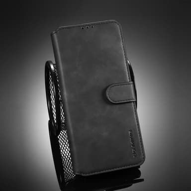 Flip Folio Suojakuori korttitelineen Kickstand suojakuorella iPhonelle Musta iPhone 13 Pro