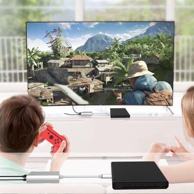 USB-C-moniporttinen sovitin USB- (PD), USB-C-, 4K HDMI -yhteensopiva