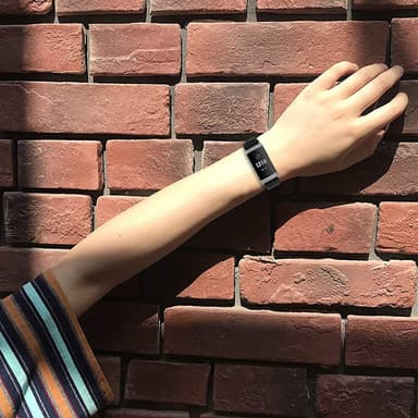 Fitbit Charge 3/4 rannerengas nahkainen musta