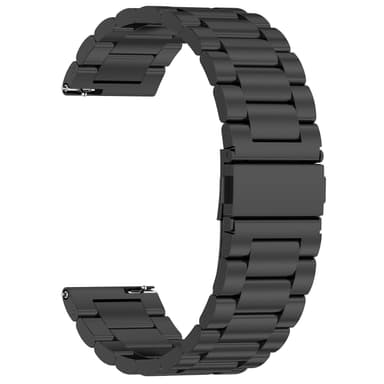 Ruostumattomasta teräksestä valmistettu rannekellohihna Huami Amazfit GTR Mini 20mm Musta