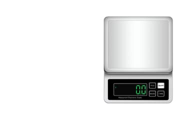 Elektroninen ladattava vaaka 15kg/0,1g