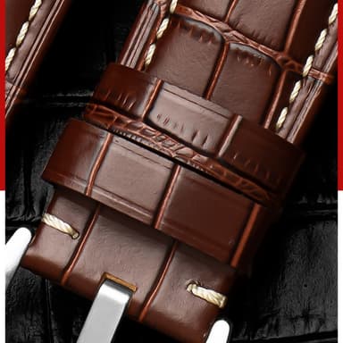 Vaihdettava kellon hihna Panerai Luminorille Ruskea 26 mm