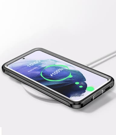 Samsung Galaxy S21 Ultra -kotelo erittäin iskunkestävä musta / harmaa