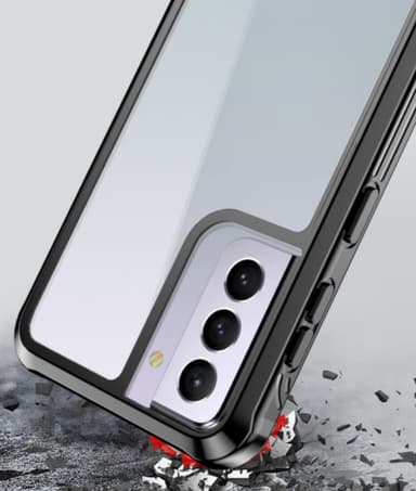 Samsung Galaxy S21 Ultra -kotelo erittäin iskunkestävä musta / harmaa
